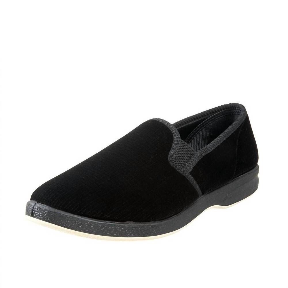 NEW FOAMTREADS men's regal slipper in black